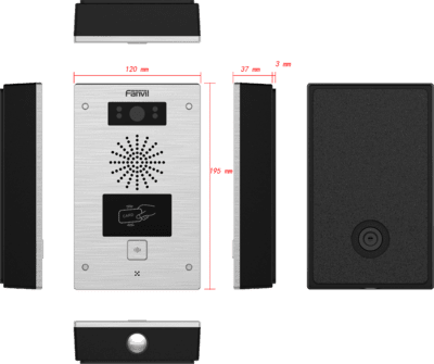 Fanvil Door Entry Systems-Fanvil-i32V SIP Video Intercom